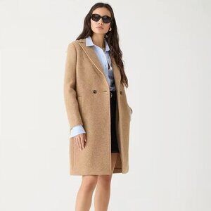 J Crew Daphne topcoat in Italian boiled wool - size 0